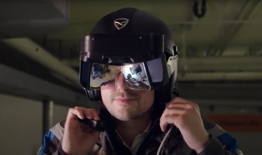 HUD kasku Aegis Rider wskaże motocyklistom idealny kąt pokonywania zakrętów