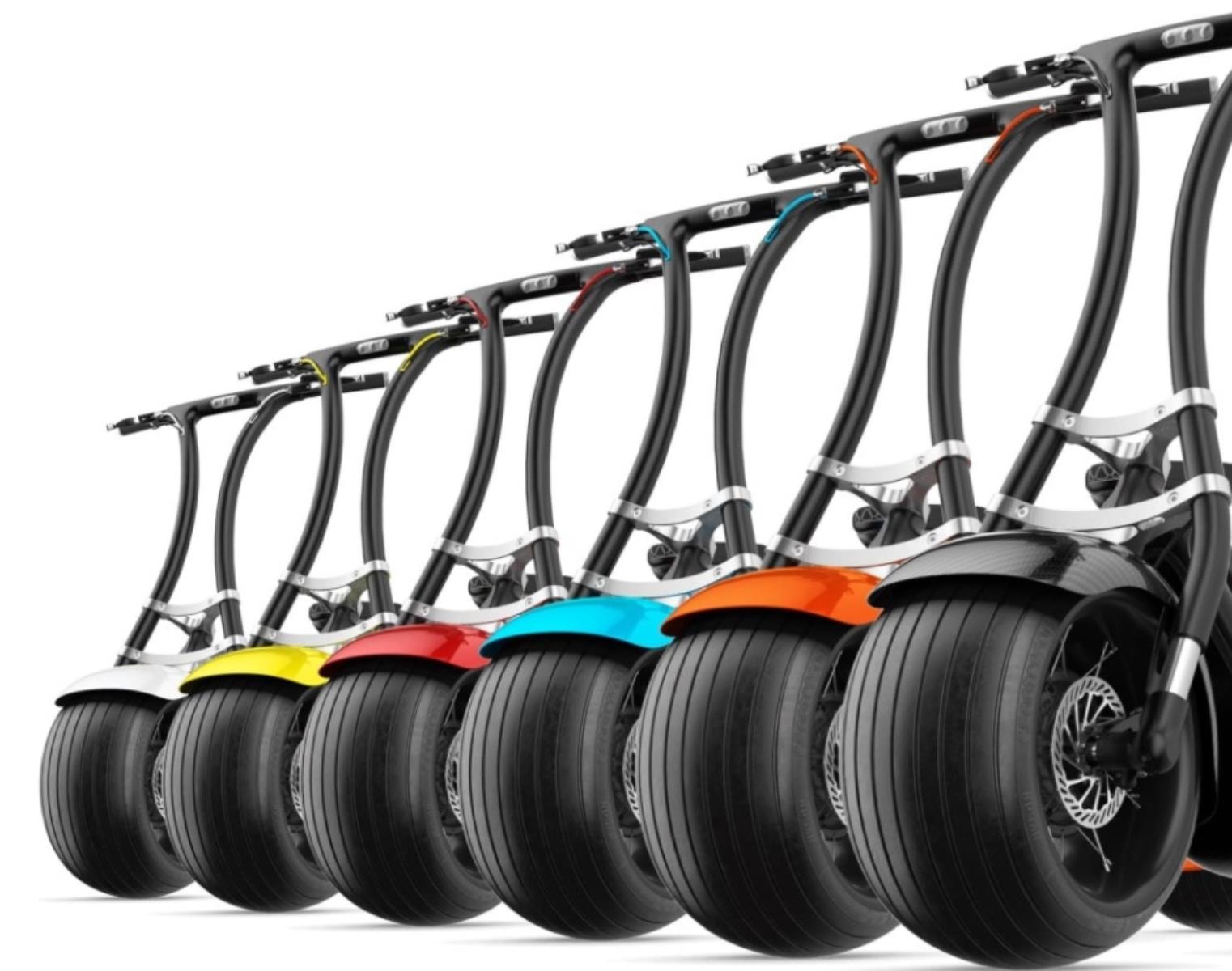 Przerośnięta elektryczna hulajnoga z wielkimi oponami, Rolley+ od Scooterson, Rolley+, hulajnoga Rolley+