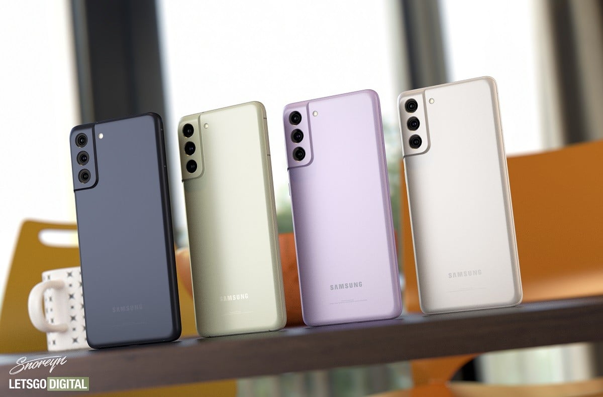 Rendery Samsunga Galaxy S21 FE pokazują nowe warianty kolorystyczne
