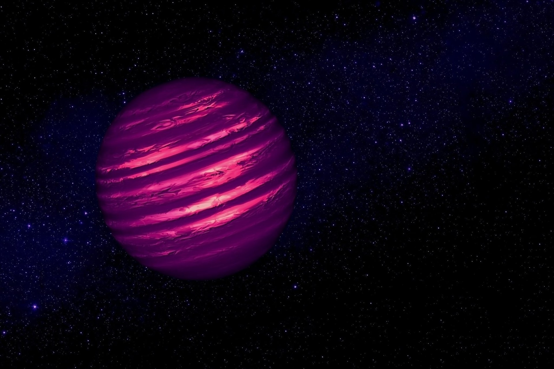 Wizja artystyczna gorącego jowisza