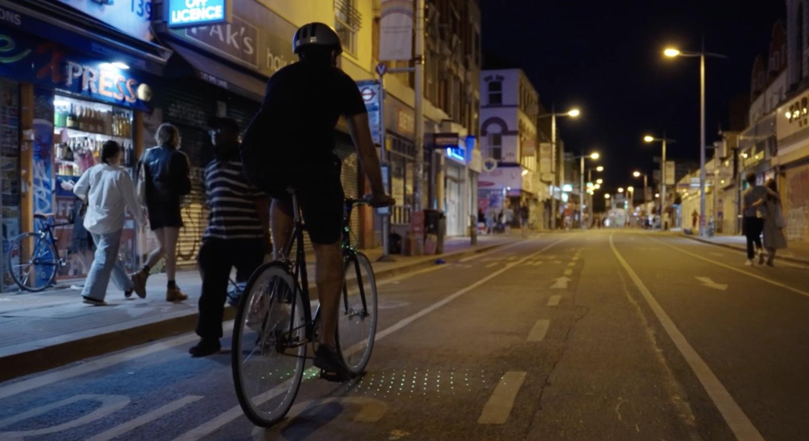 Rowerowy laser tether