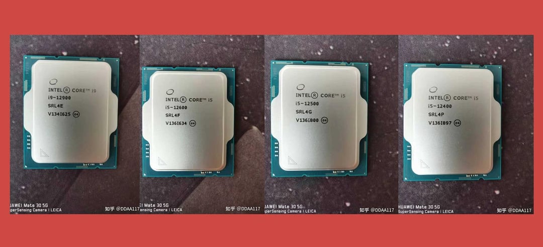 Zablokowane Alder Lake-S na zdjęciach. Wyciekła też specyfikacja tych Core 12. generacji