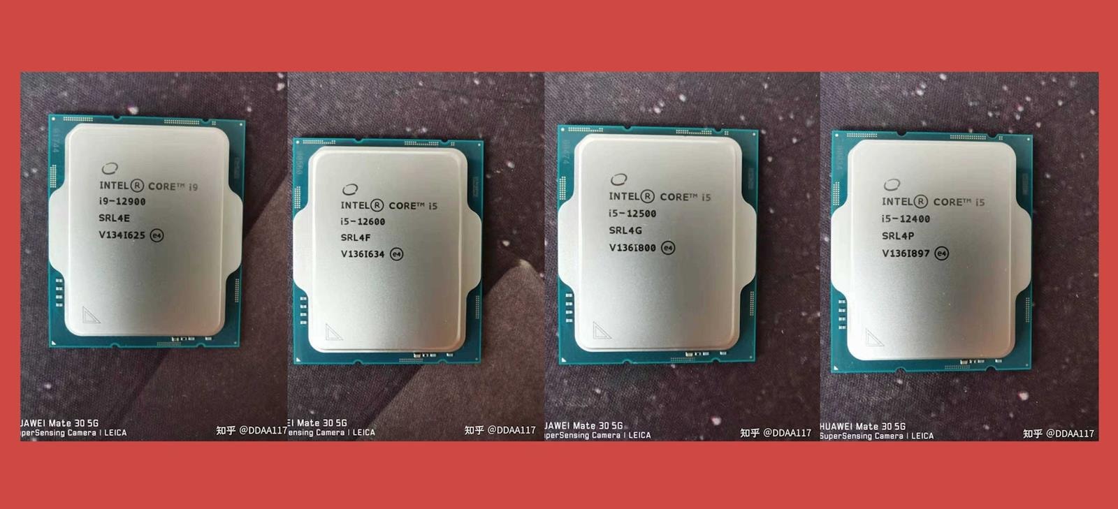 Zablokowane Alder Lake-S na zdjęciach,specyfikacja Core 12. generacji