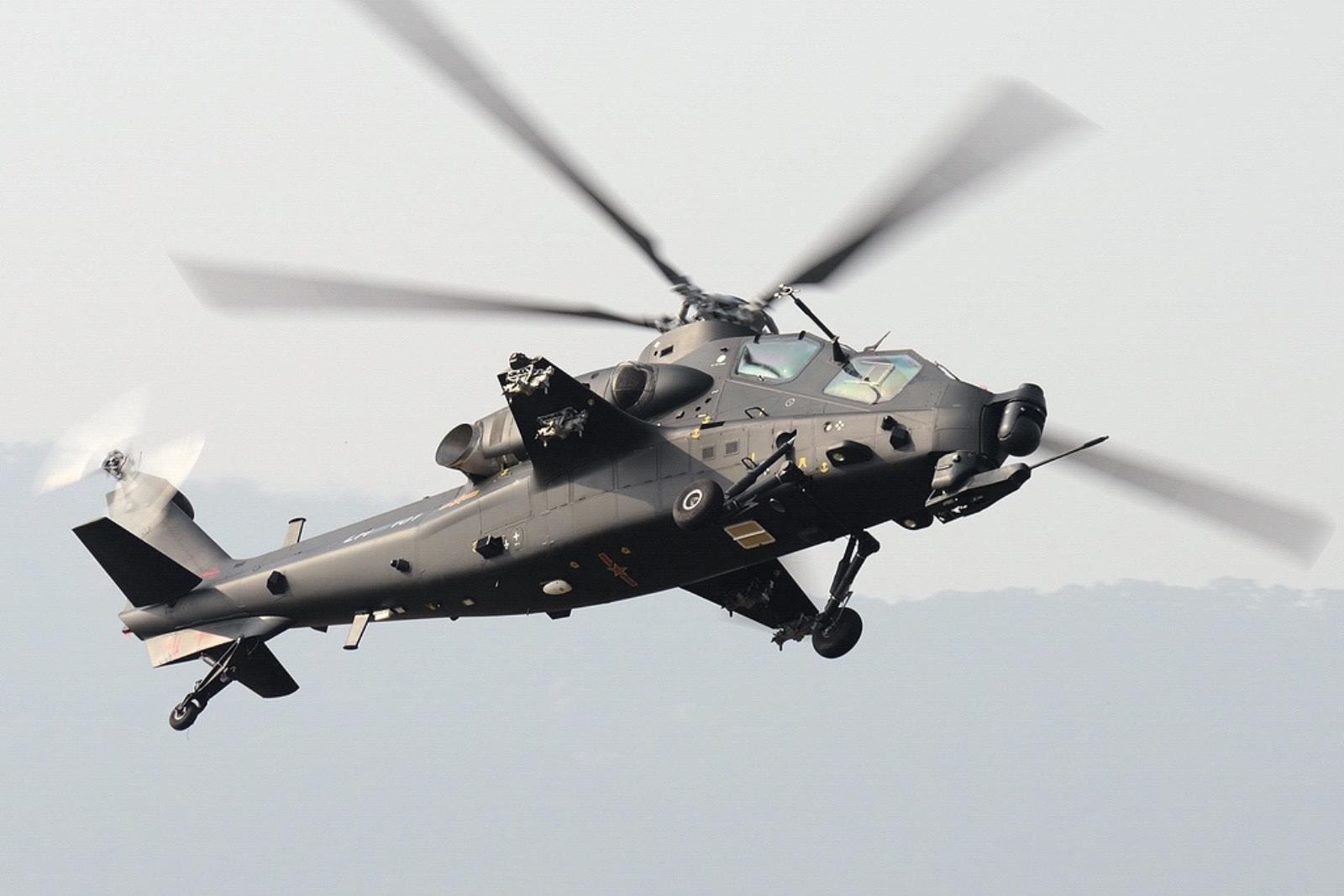 Chiński niszczyciel czołgów i okrętów ulepszony, helikopter Changhe WZ-10, Changhe WZ-10