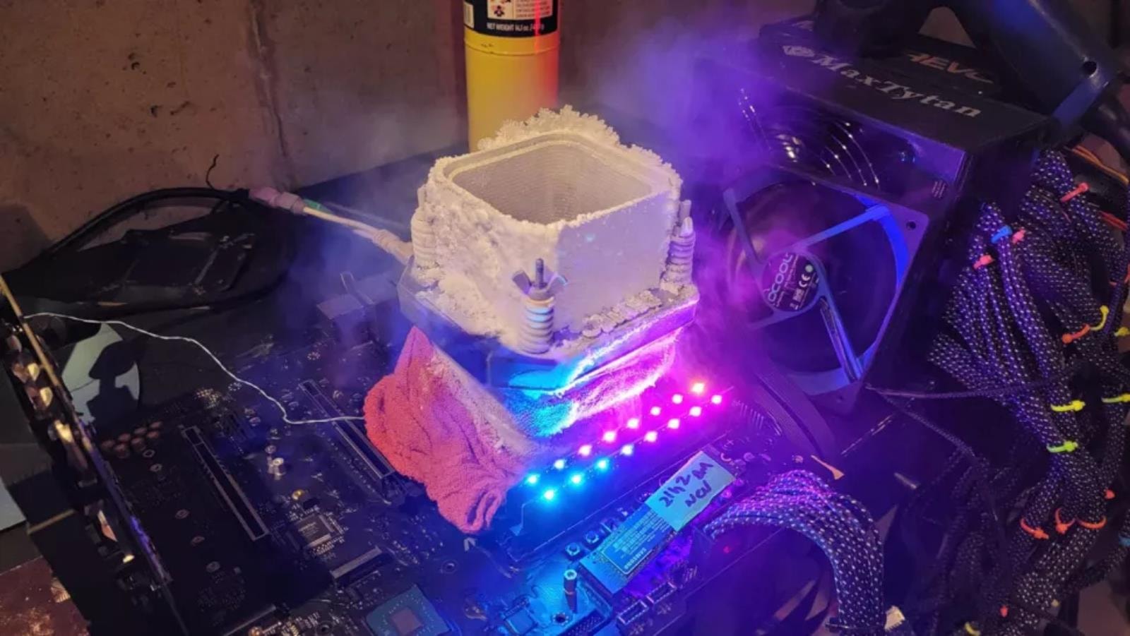 Ekstremalny overclocking Intel Core i9-12900K,overclocking Intel Core i9-12900K, rekord Intel Core i9-12900K,