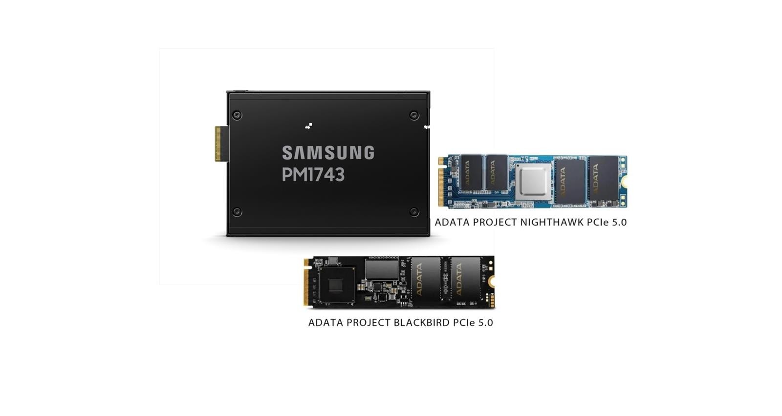 Spójrzcie na pierwsze dyski SSD PCIe 5.0, Samsung i ADATA, SSD PCIe 5.0, Dyski PCIE 5.0