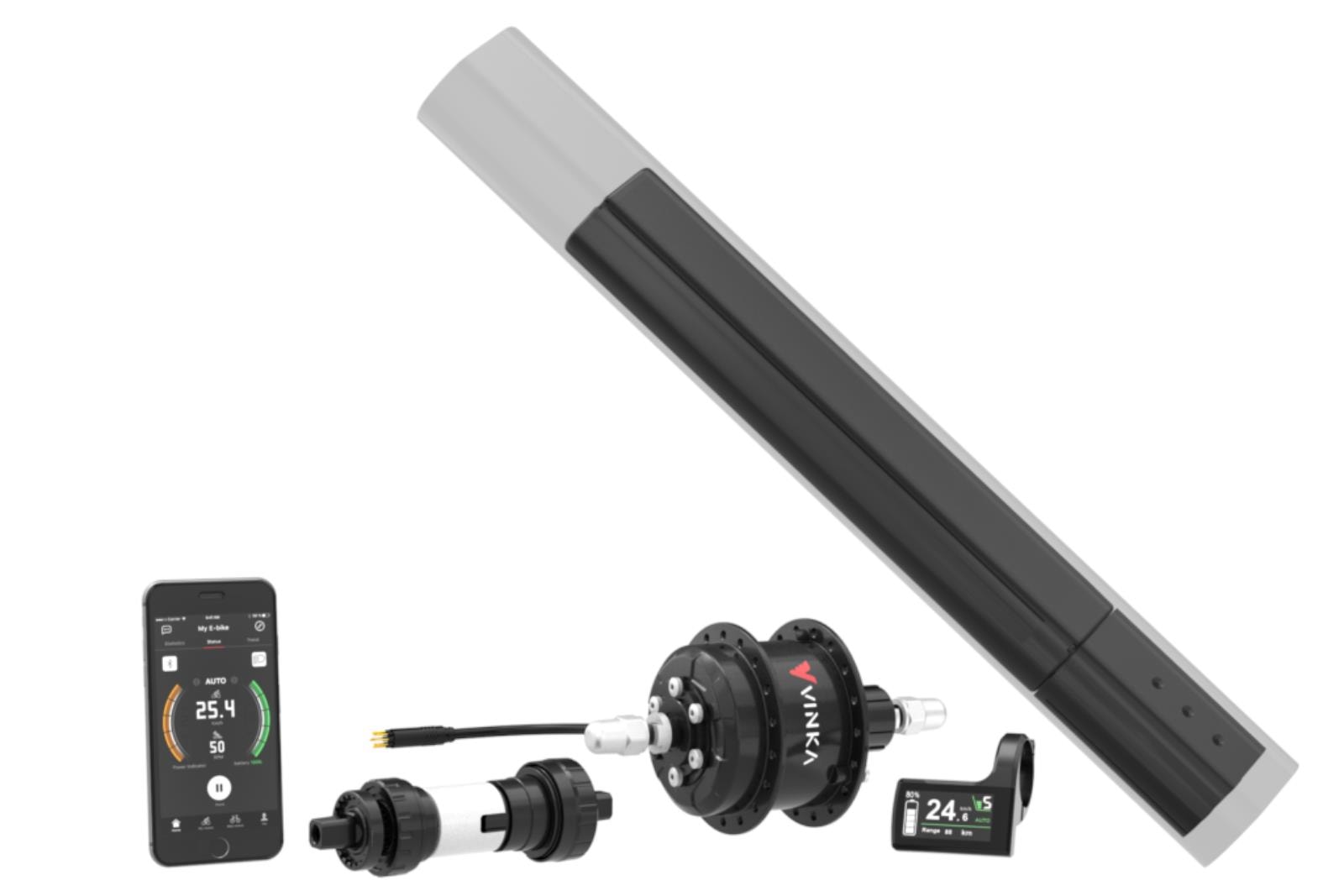 System napędowy dla elektrycznych rowerów Vinka Auto VA+, Vinka Auto VA+,