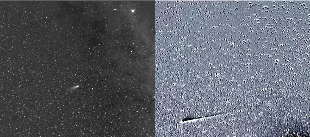 Kometa Leonard z dwóch perspektyw. Uwieczniły ją urządzenia obserwujące Słońce