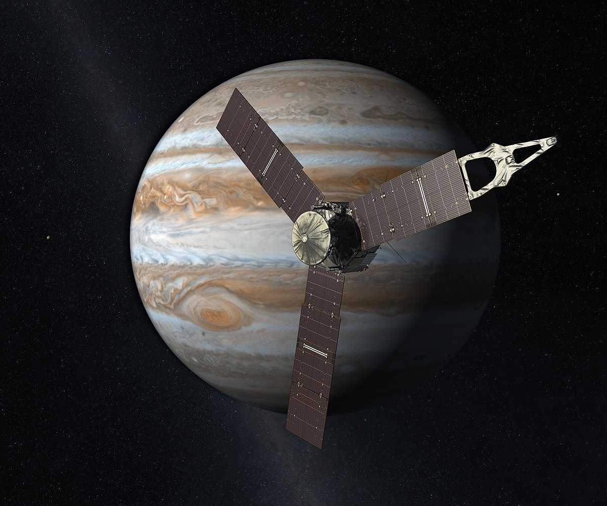 Juno wykonała kolejne zdjęcie. Lodowy księżyc Jowisza jak spod mikroskopu