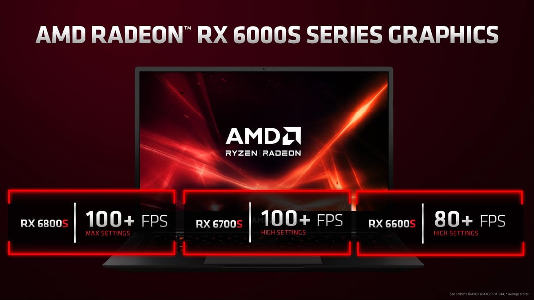 Znamy wydajność Radeon RX 6800S. Nad wyborem laptopa warto zastanowić się dwa razy