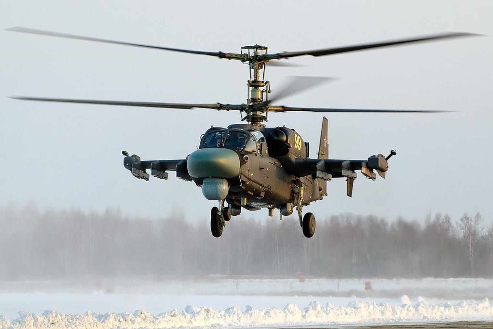 Pierwszy helikopter z katapultą, rosyjski Kamow Ka-50, Kamow Ka-50, Ka-50