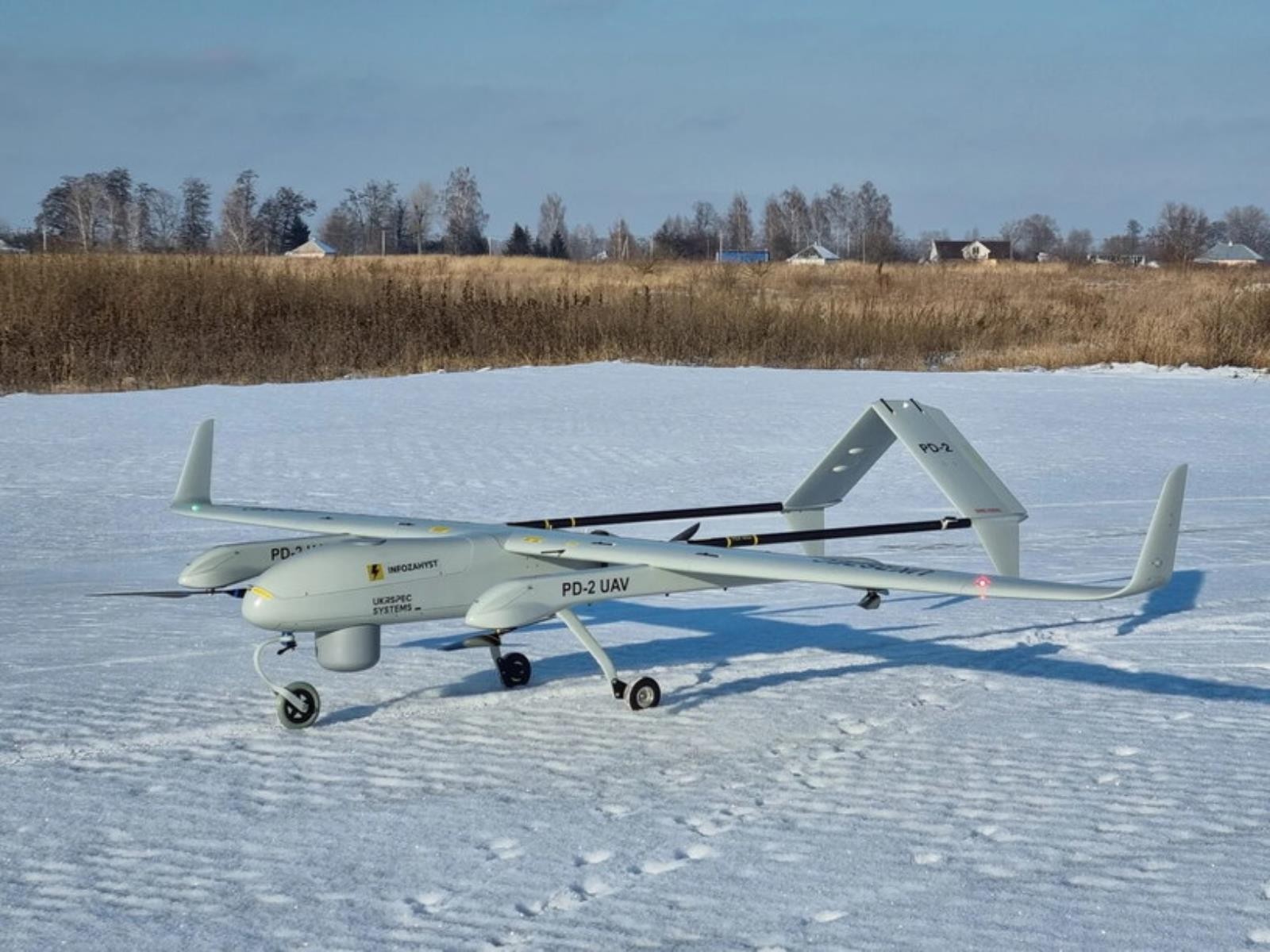 Pierwszy lot ukraińskiego drona PD-2, systemu GEKADA, powietrzne AWACS, dron PD-2, system GEKADA, GEKADA, ukraiński gekada