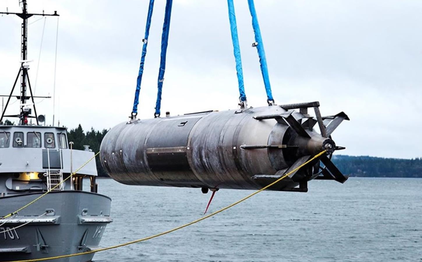 Chrzest Snakehead, pierwszy prototyp LDUUV, wojskowego wielkiego drona podwodnego, Snakehead