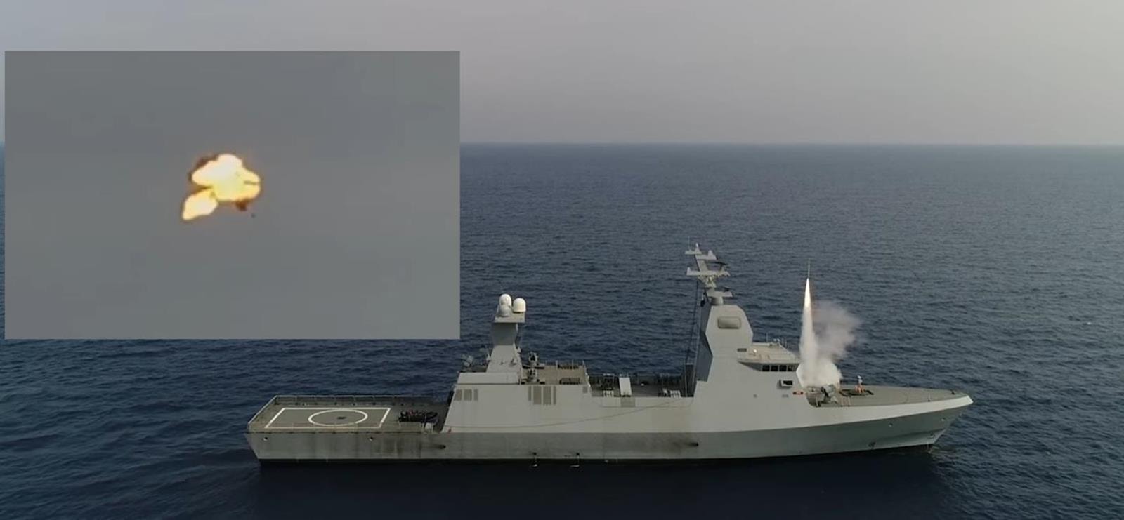 Morska wersja Żelaznej Kopuły, System obrony powietrznej C-Dome, korwecie Saar 6