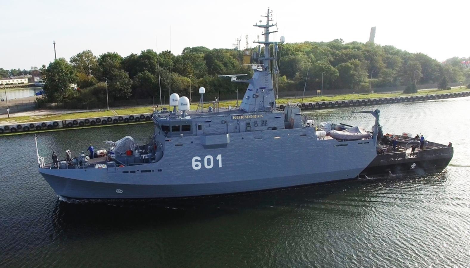 polski niszczyciel min, ORP Kormoran