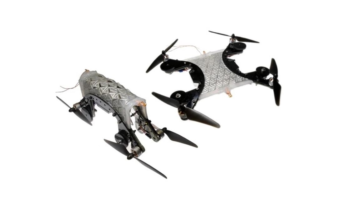 Powstał miękki robot zmieniający kształt na zawołanie. Dzięki tej technologii drony lądowe mogą być również powietrznymi