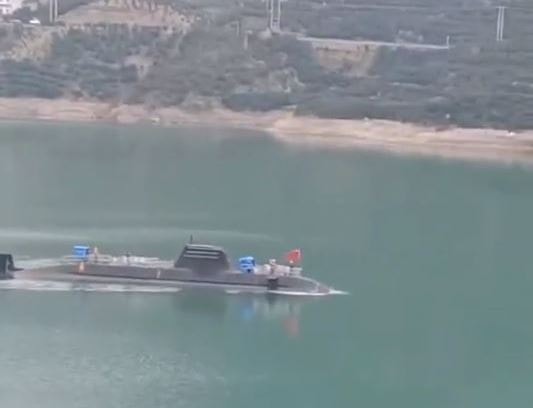 Tajemniczy okręt podwodny Chin , marynarkowej ekspansji, okręt podwodny Chin