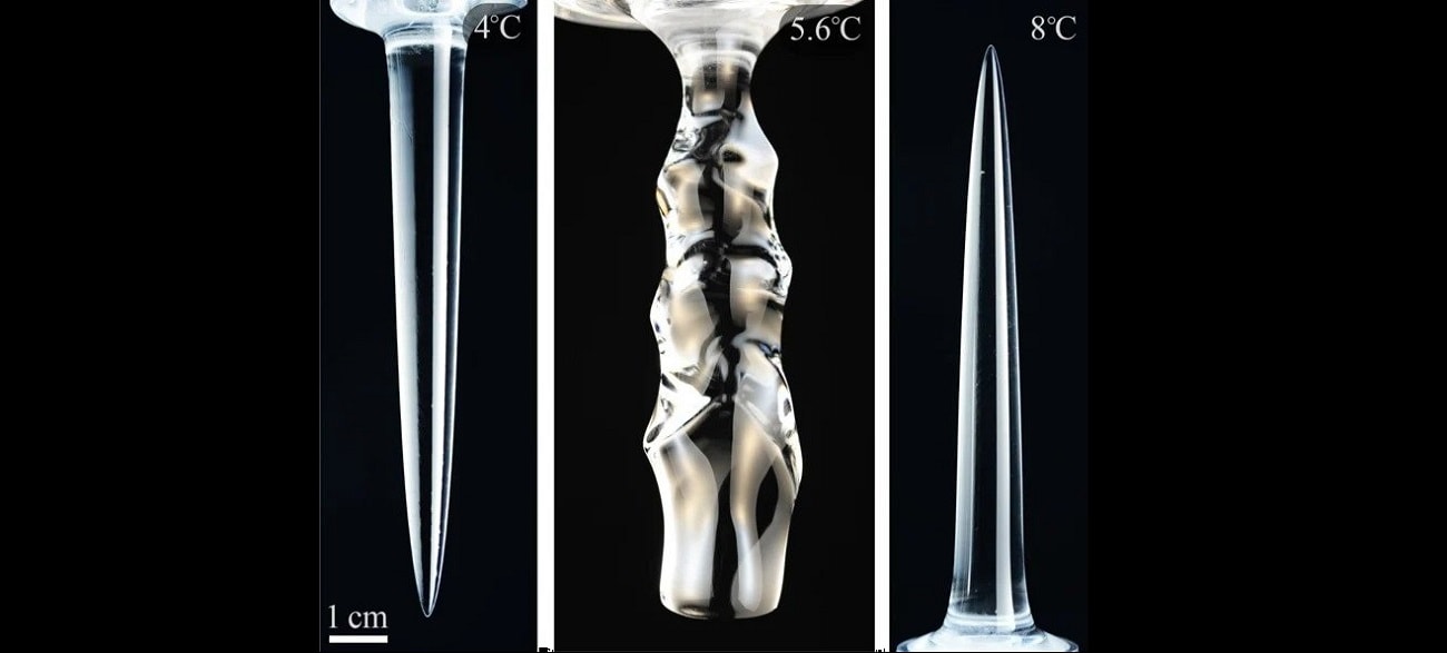 Lód przybiera nietypowe kształty, a fizycy wiedzą, co stoi za tym zjawiskiem