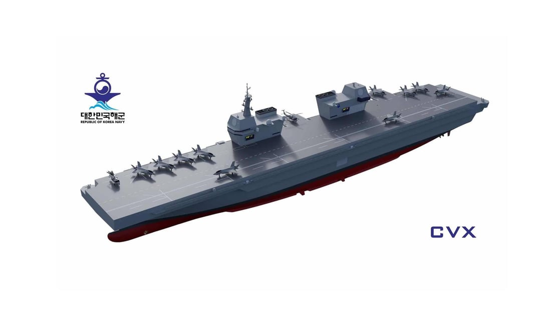 Marynarka Republiki Korei po latach dostanie swój lekki lotniskowiec CVX