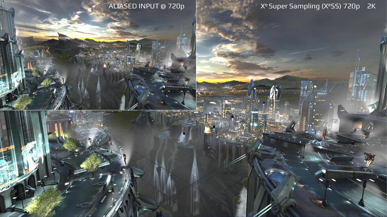 Szczegóły Intel Xe Super Sampling, Intel Xe Super Sampling, Xe Super Sampling, XESS