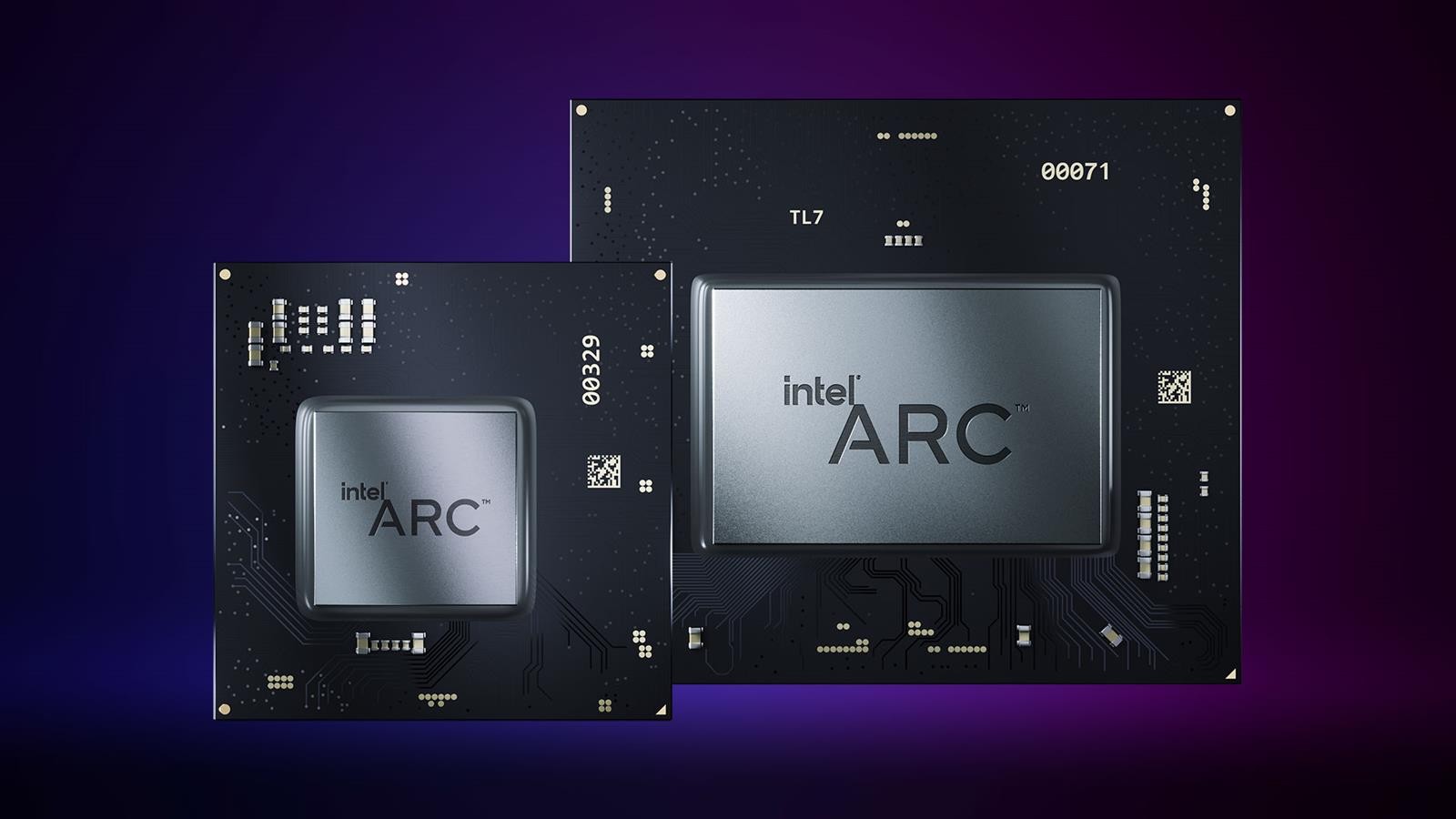 mobilnych kartach Intel Arc A-, Intel Arc A-, Intel Arc A