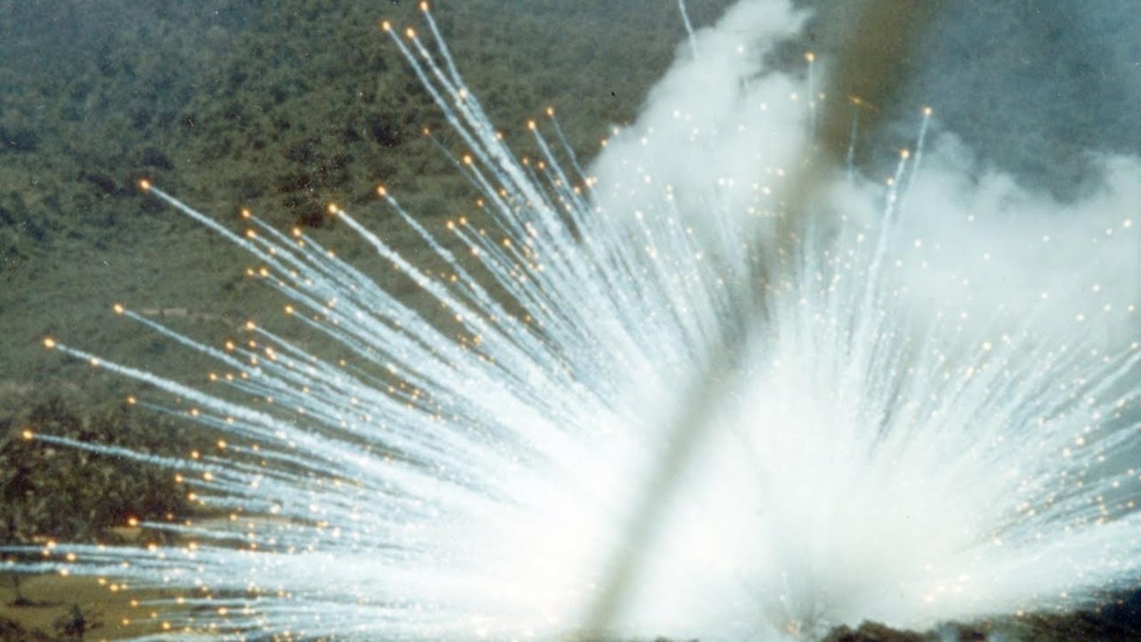 Zakazana broń fosforowa , rosyjskiego bestialstwa, broń fosforowa