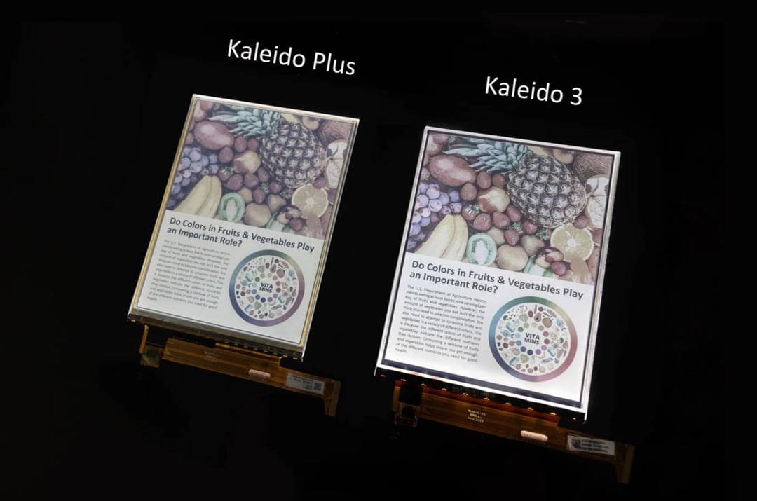 Firma E Ink ulepszyła kolorowy papier elektroniczny. Co nowego w Kaleido 3?