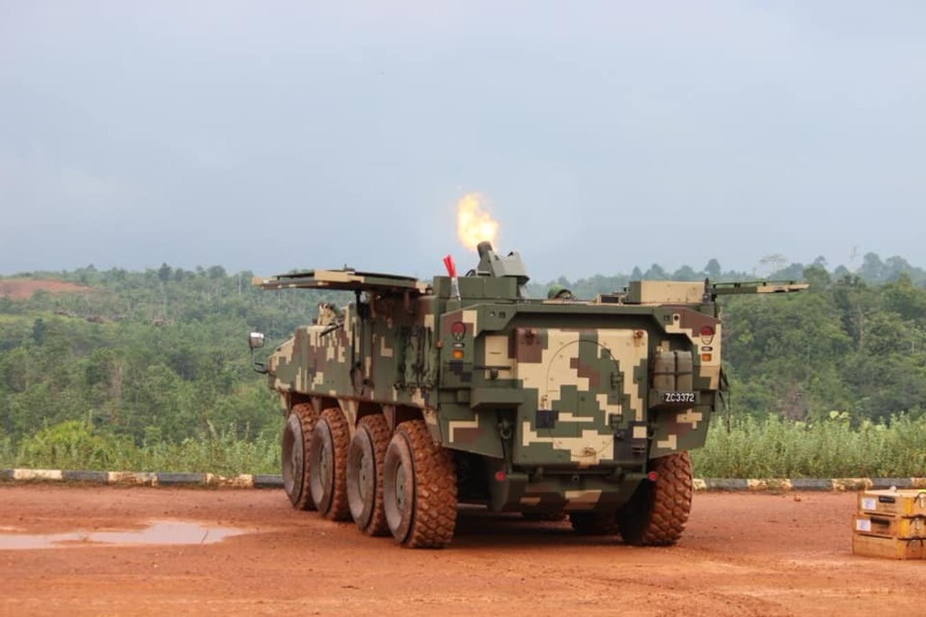 Malezyjski moździerz samobieżny od DefTech, AV8 Gempita z moździerzem Thales, AV8 Gempita
