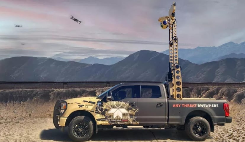 Mobilny system LVSS może śledzić do 500 dronów jednocześnie. Nawet cały rój nie stanowiłby dla niego problemu