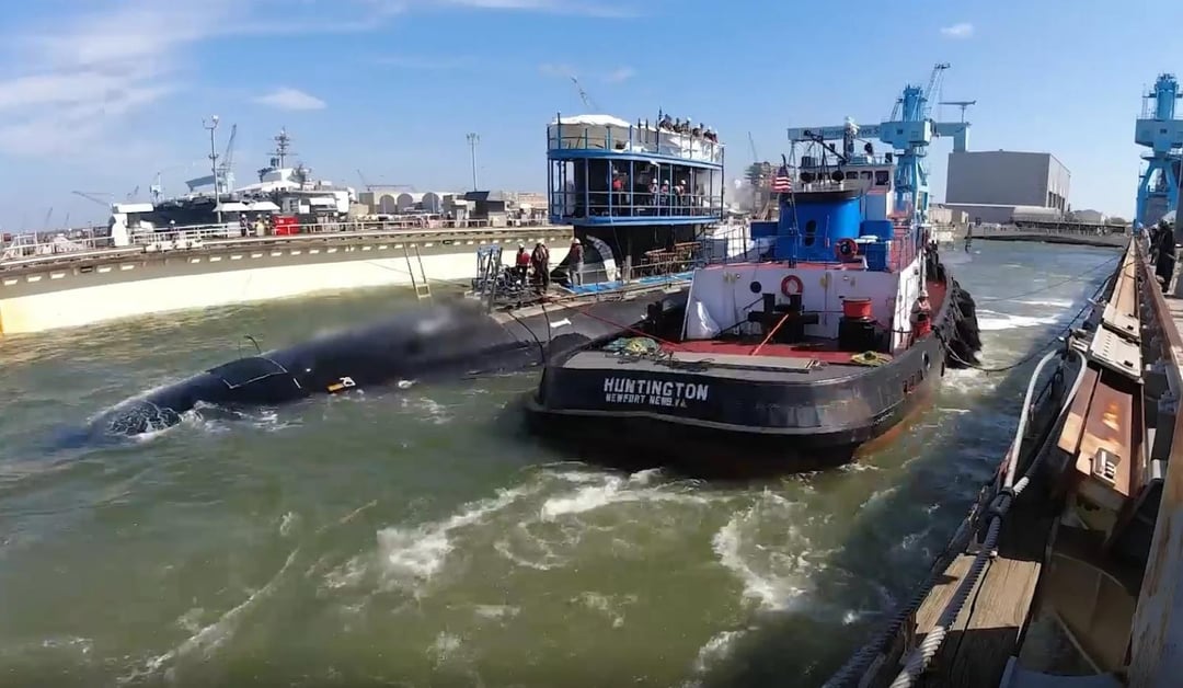 Najnowszy myśliwski okręt podwodny USA zwodowany. Ten pogromca wrogich okrętów korzysta z potęgi atomu