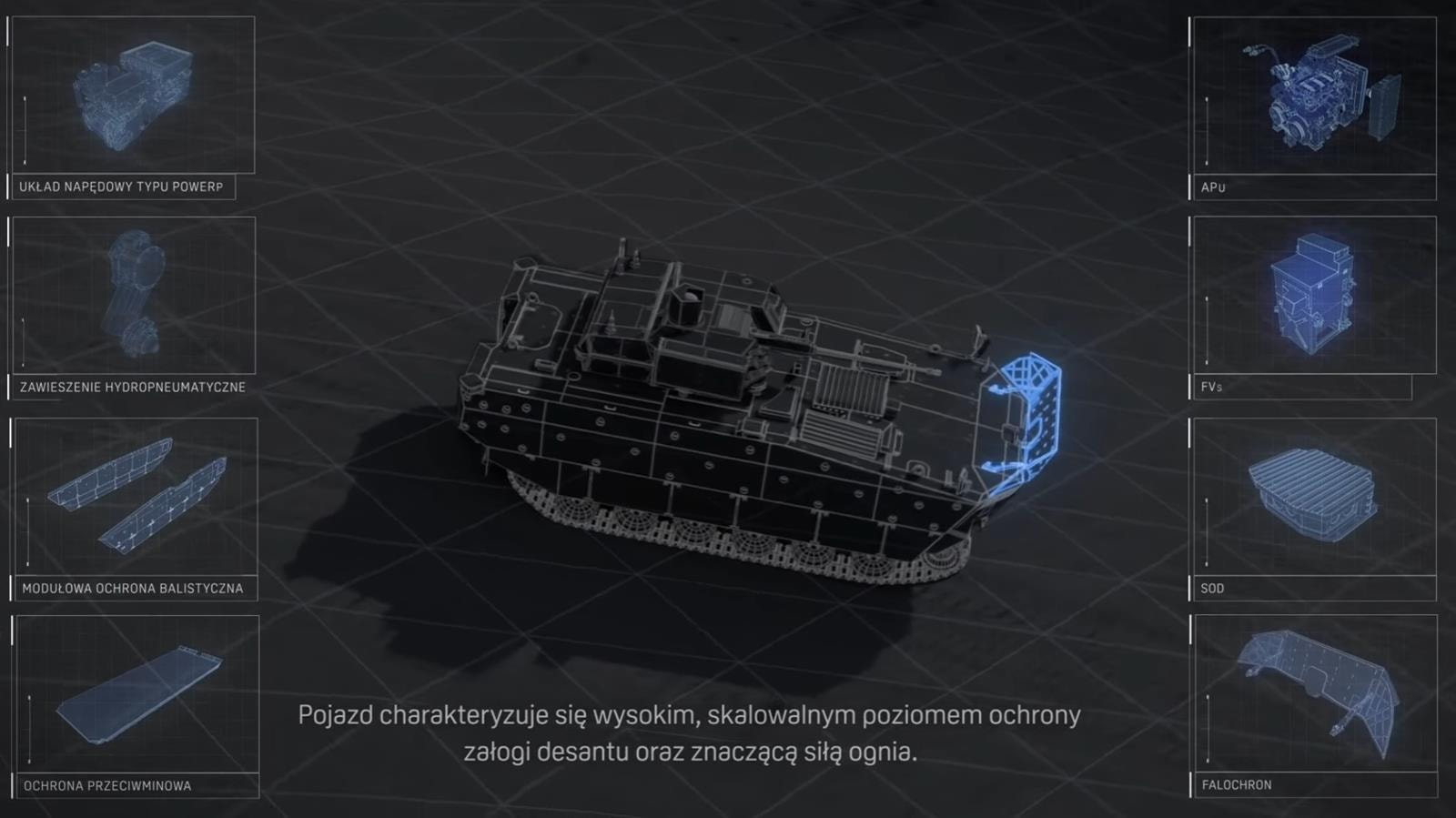 Polski bojowy wóz piechoty Borsuk, bojowy wóz piechoty Borsuk, Borsuk