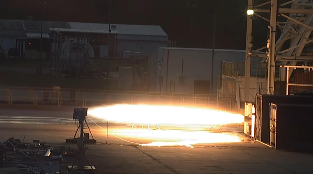 Tanie loty kosmiczne coraz bliżej. Wydrukowany silnik rakietowy E-2 firmy Launcher przetestowany