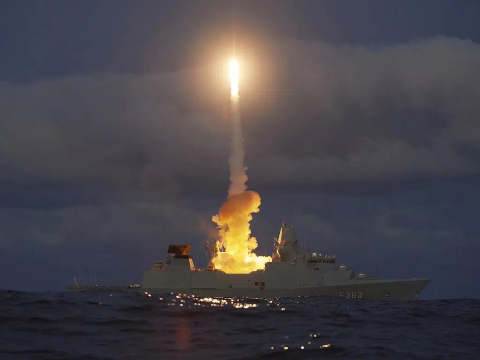 Duńska marynarka przetestowała SM-2, przeciwlotniczy pocisk, ochrony przeciwlotniczej państwa