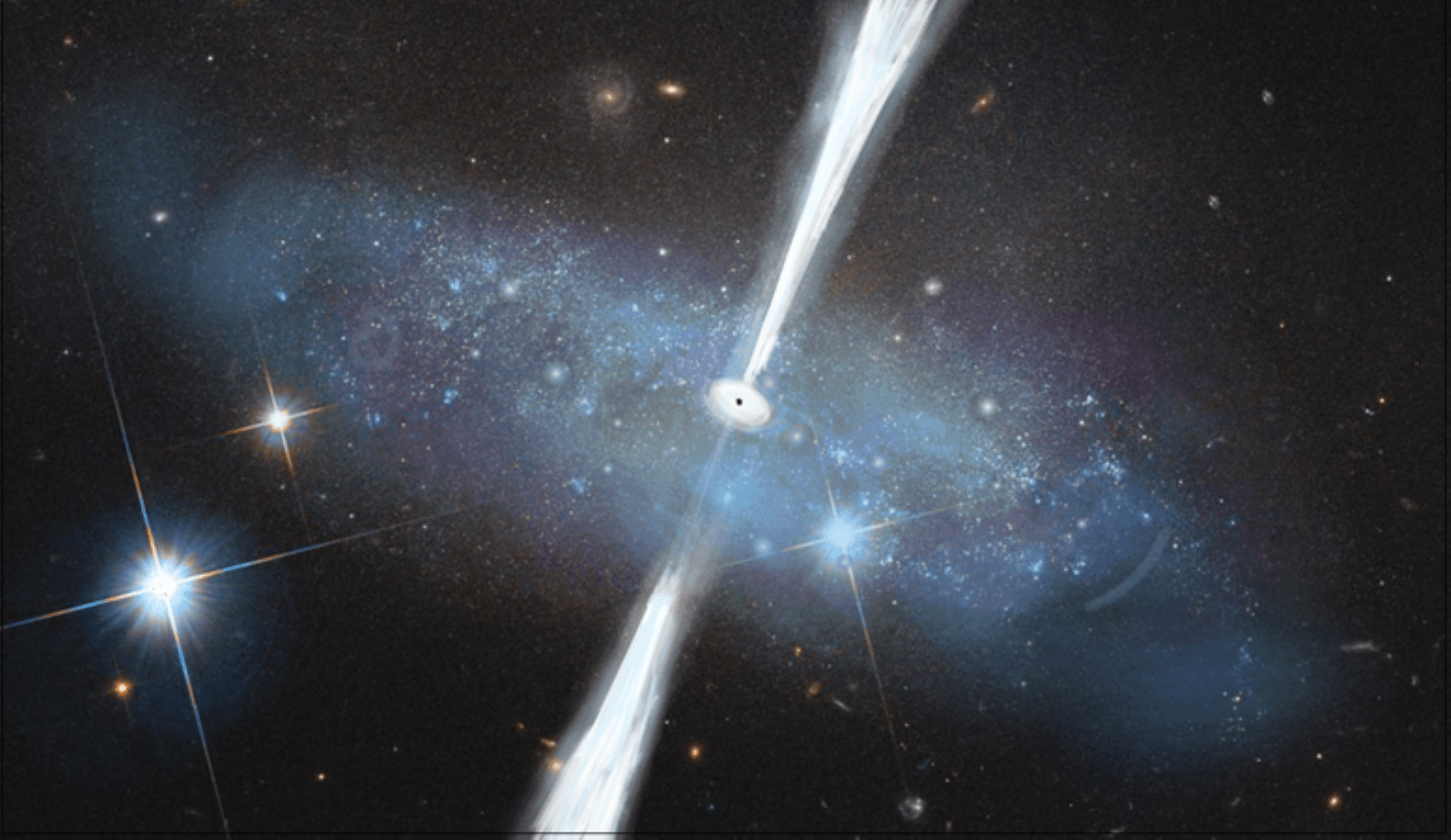 Nowo odkryte masywne czarne dziury znajdują się w galaktykach karłowatych, gdzie ich promieniowanie konkuruje ze światłem obfitych młodych gwiazd
