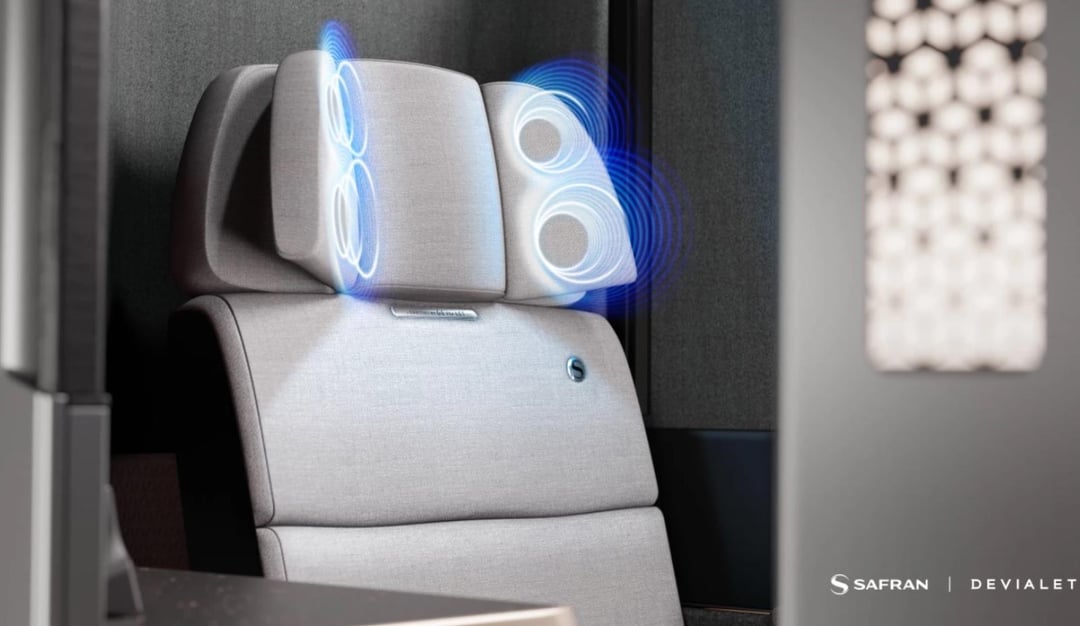 Technologia Euphony chce zamykać podróżujących samolotami w dźwiękowych bańkach