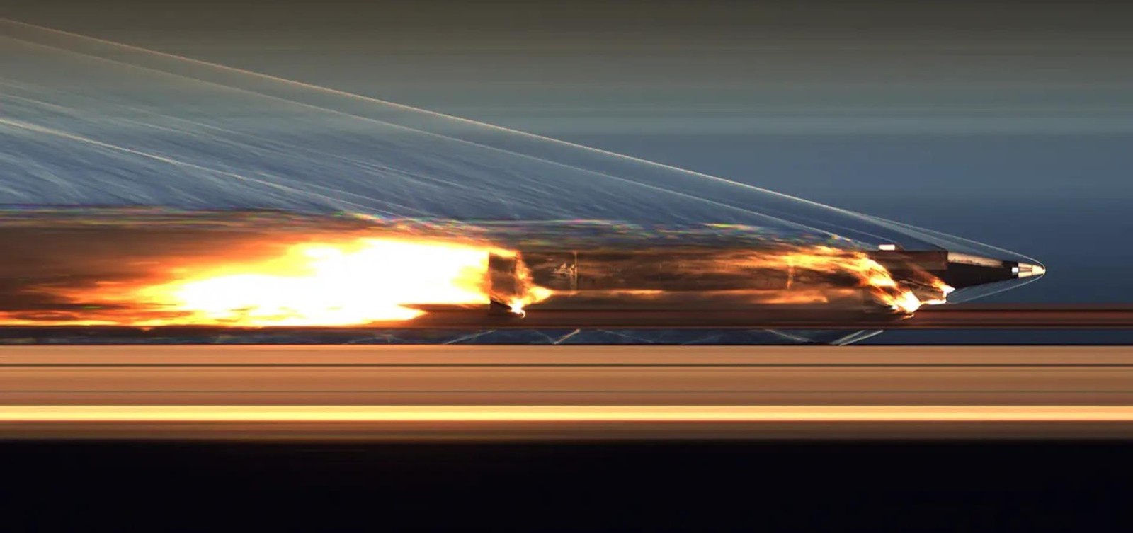 odzyskano sanie rakietowe z tak wysoką prędkością, rozwoju broni hipersonicznej