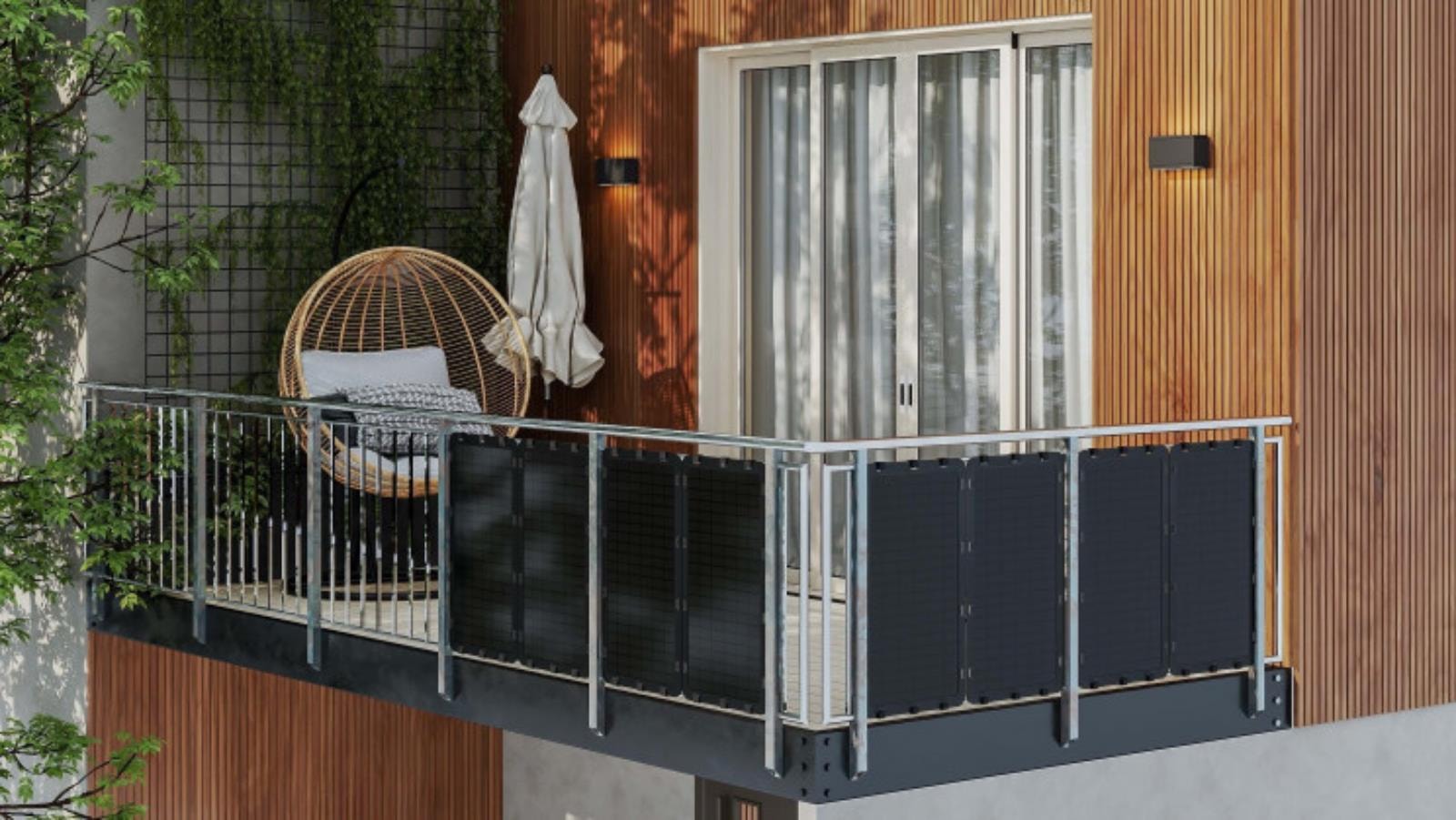 Najlżejsze panele słoneczne na balkony, WeDoSolar,