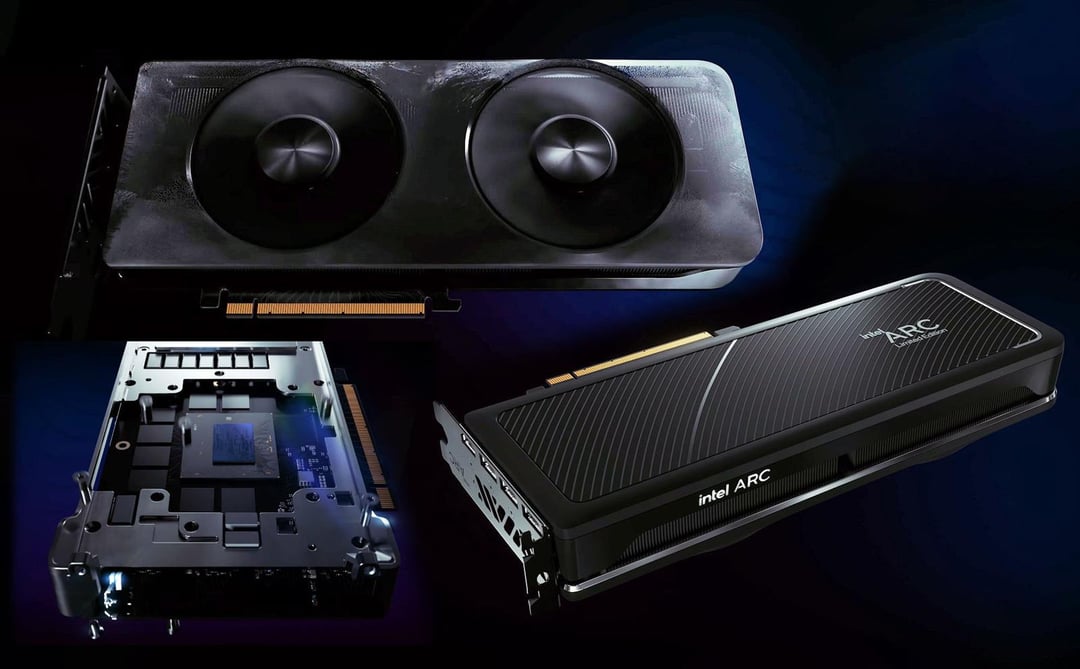 Pierwsze rzeczywiste zdjęcie karty Intel Arc A750 Limited Edition