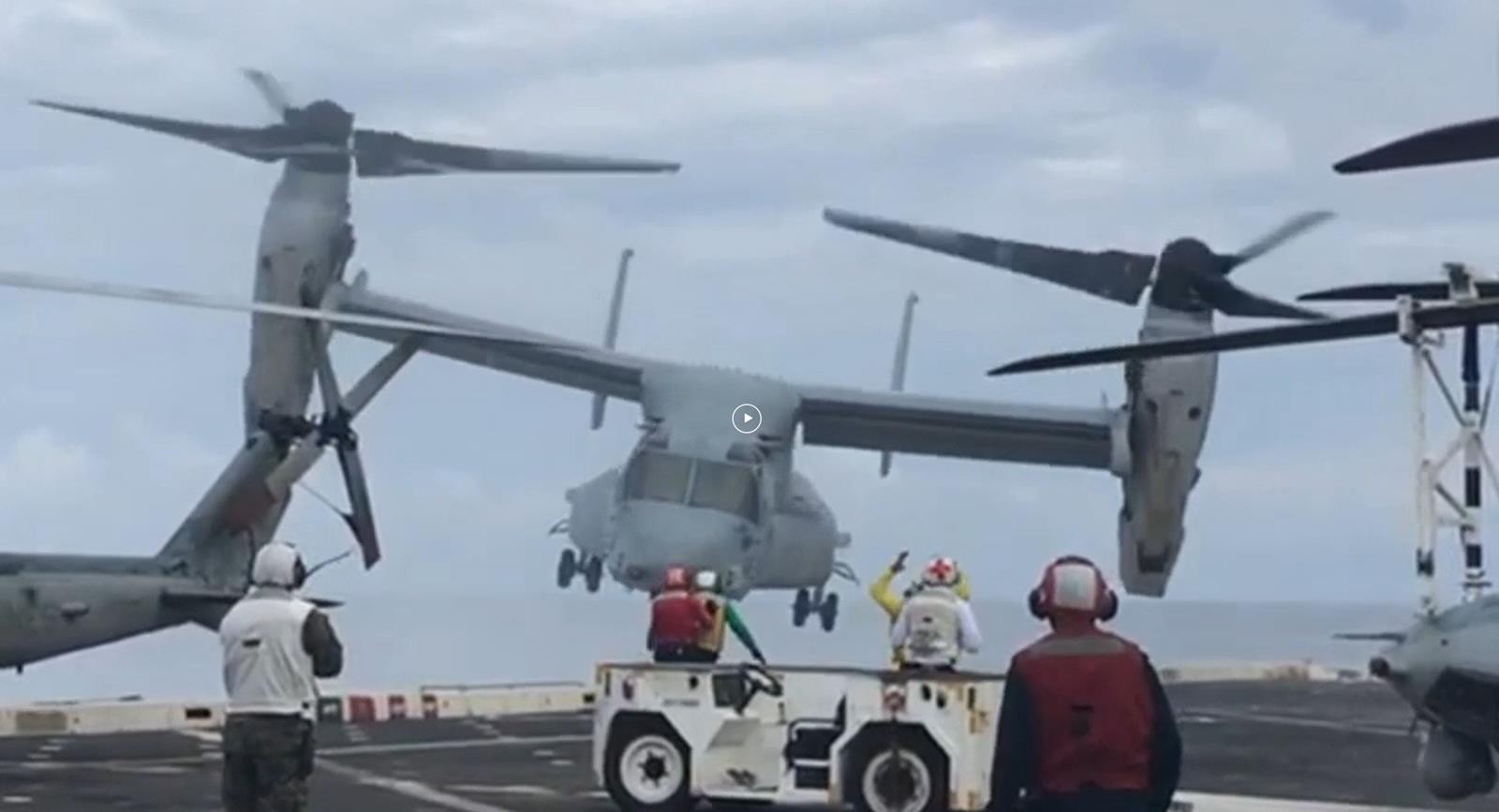 nagranie z katastrofy V-22 Osprey, V-22 Osprey