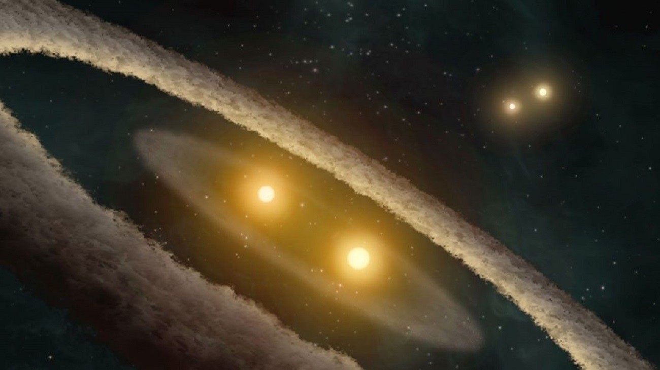 Astronomowie zauważyli układ potrójny gwiazd. Teraz wiedzą, że dawniej był nawet liczniejszy