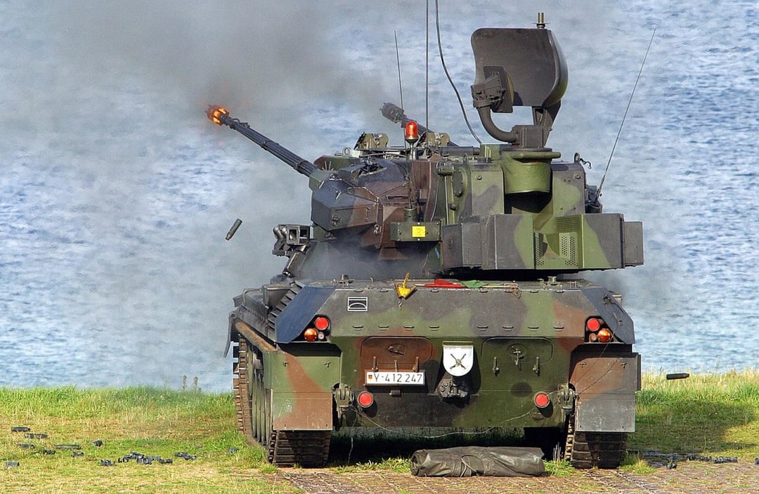 Wprowadziły wojnę w nową erę. Obejrzyj nagranie, jak Ukraina strzela do dronów z systemów Gepard