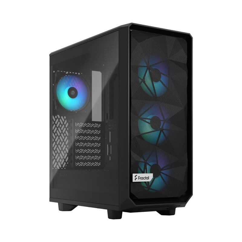 Test obudowy Fractal Design Meshify 2 Compact Lite RGB Black TG Light Tint