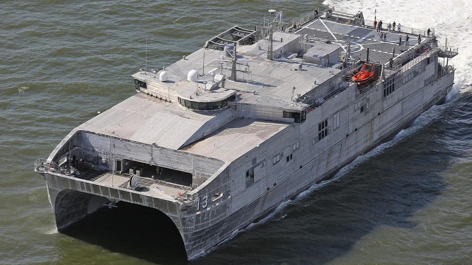Największy bezzałogowy okręt marynarki wojennej USA
