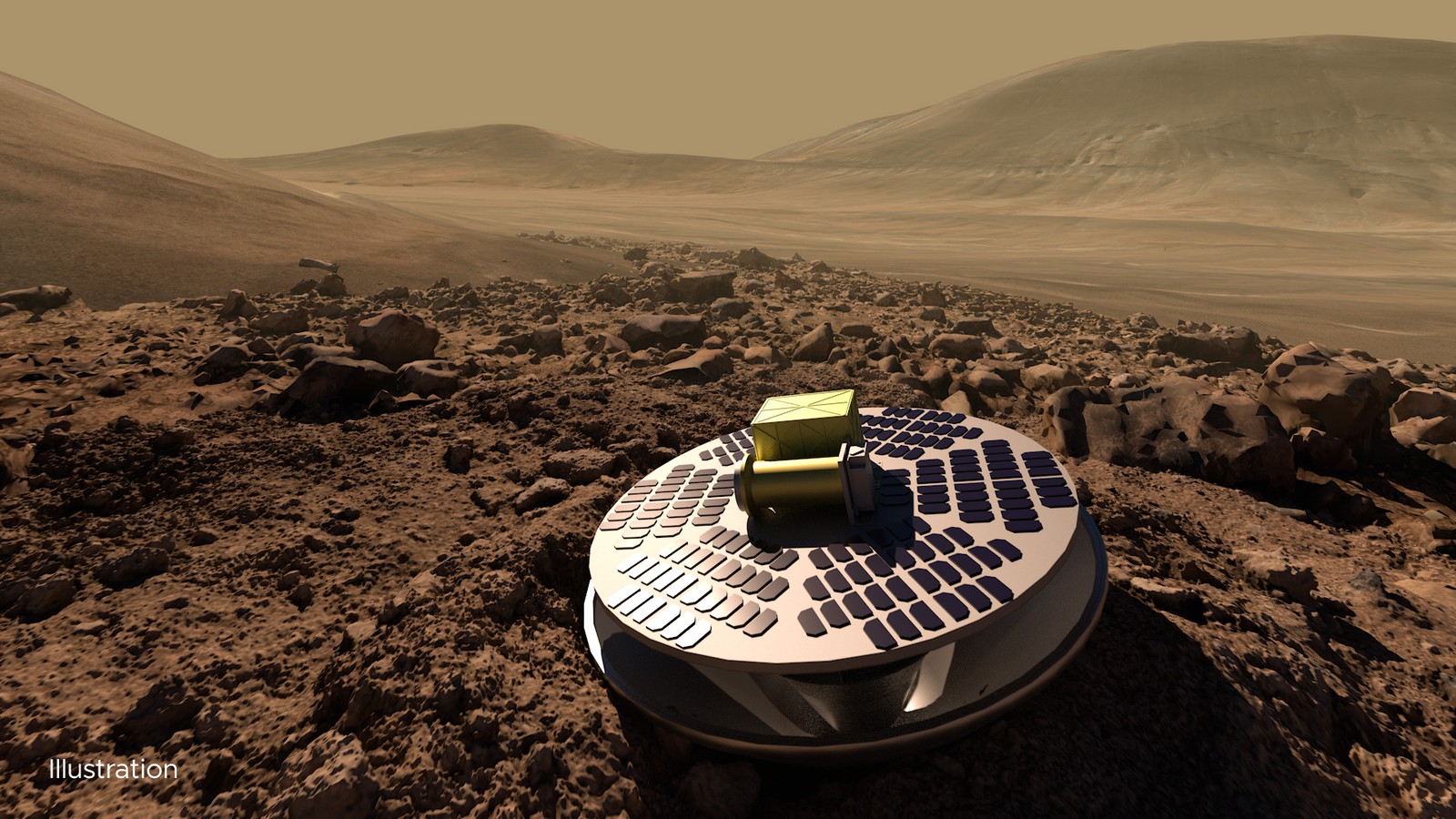 Lądownik SHIELD pomaga w testach twardego przyziemienia na Marsie