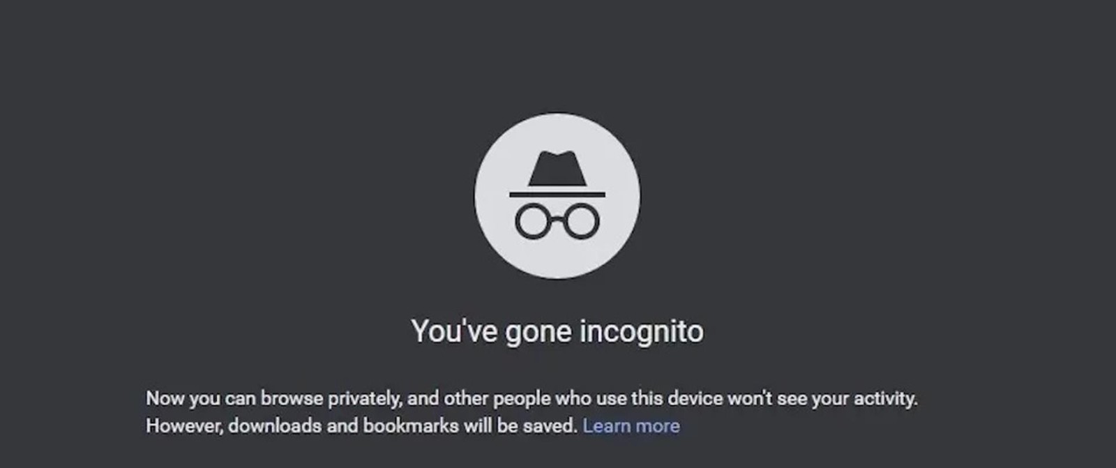 Google Chrome, tryb incognito