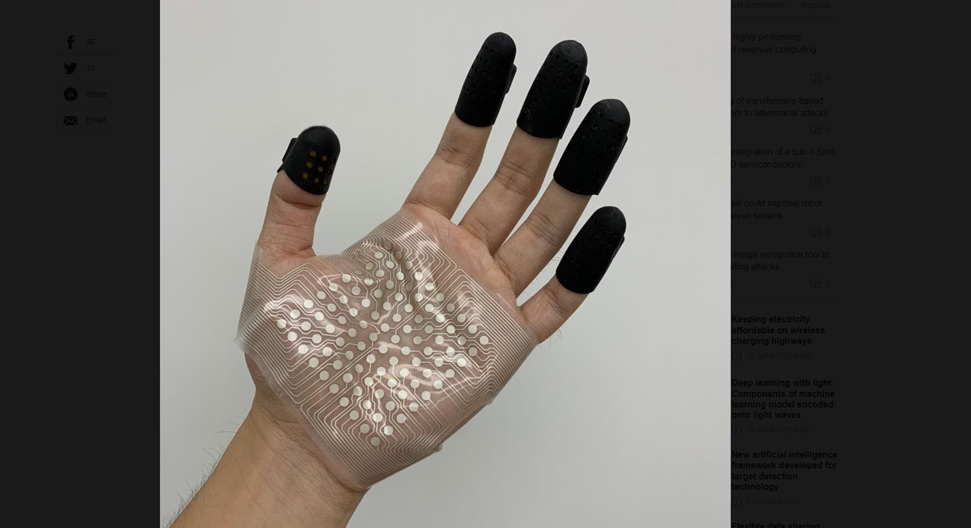 Naukowcy opanowali zmysł dotyku