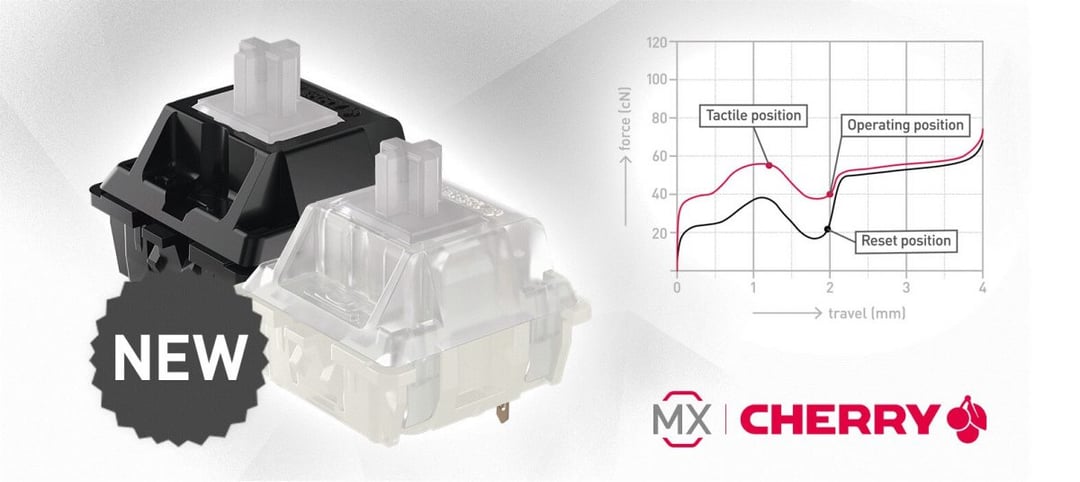 Opracowali je entuzjaści przełączników. Cherry MX Ergo Clear już oficjalnie w sprzedaży