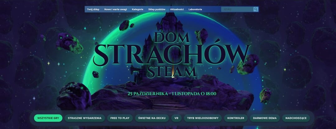 Tanie gry na wyciągnięcie ręki, czyli Halloween ze Steamem