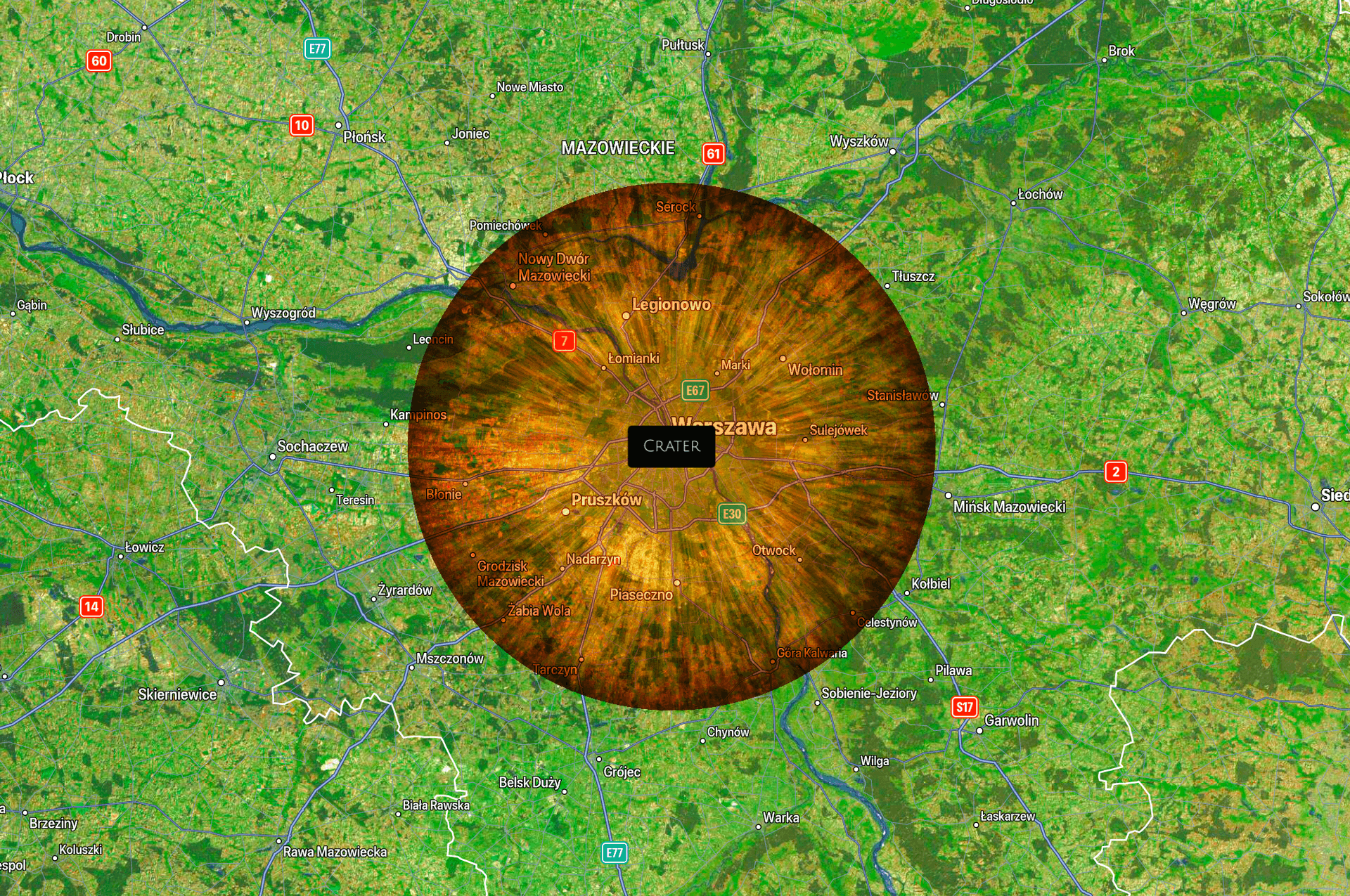 Screen programu Asteroid Launcher