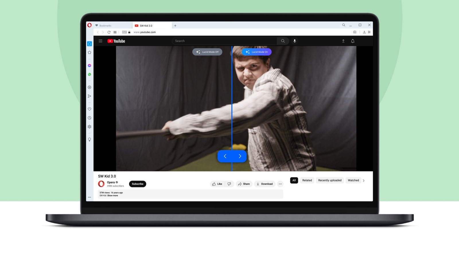 Opera wprowadza funkcję ulepszania filmów i zdjęć w przeglądarce. Jak działa Lucid Mode?